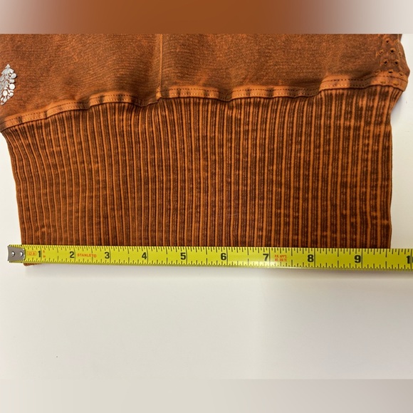 Free People Movement Bike Shorts NEW Women XS/S Good Karma High Rise Amber - Picture 16 of 16